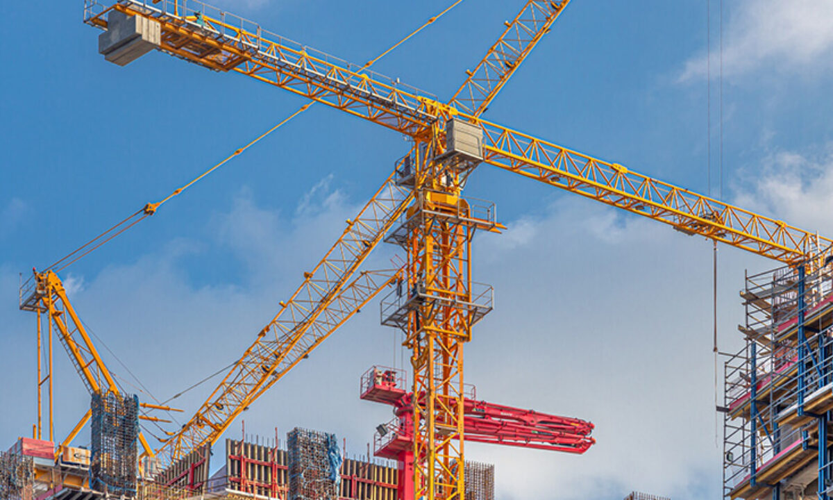 Gru a torre rotazione alta